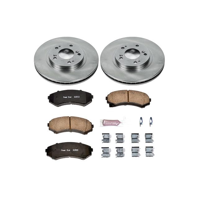 Power Stop Autospecialty KOE5258 Front Replacement Brake Kit-OE Brake Rotors & Ceramic Brake Pads