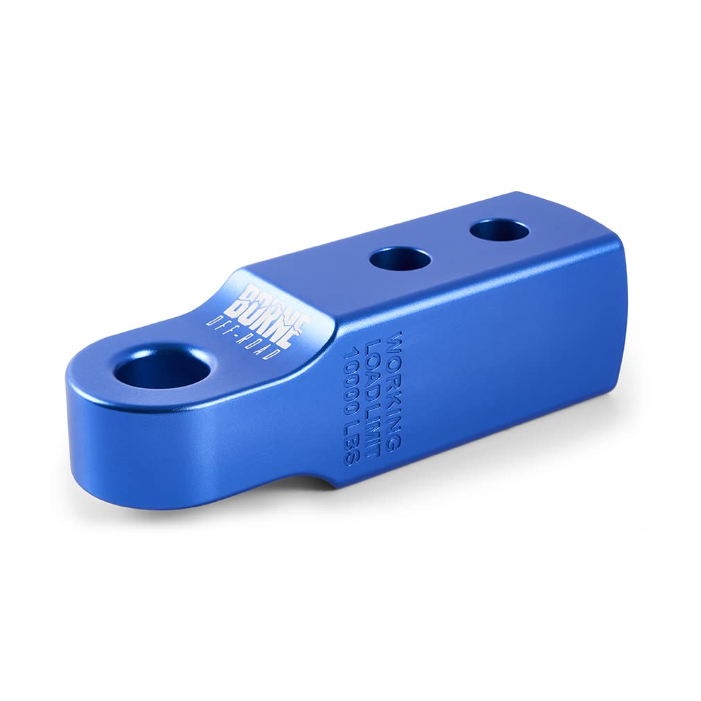2” Hitch Receiver Borne Off-Road Shackle Mount, Blue