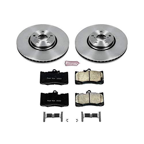 Power Stop Autospecialty KOE7687 Front Replacement Brake Kit-OE Brake Rotors & Ceramic Brake Pads