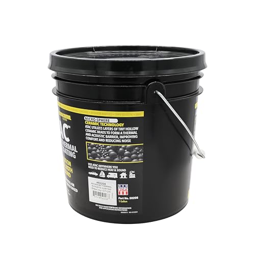 ATAC Advanced Thermal Acoustic Coating - Design Engineering - 1 Gallon | 2-in-1 Sound & Heat Barrier for Car Insulation | Sound Deadening Spray/Roll On