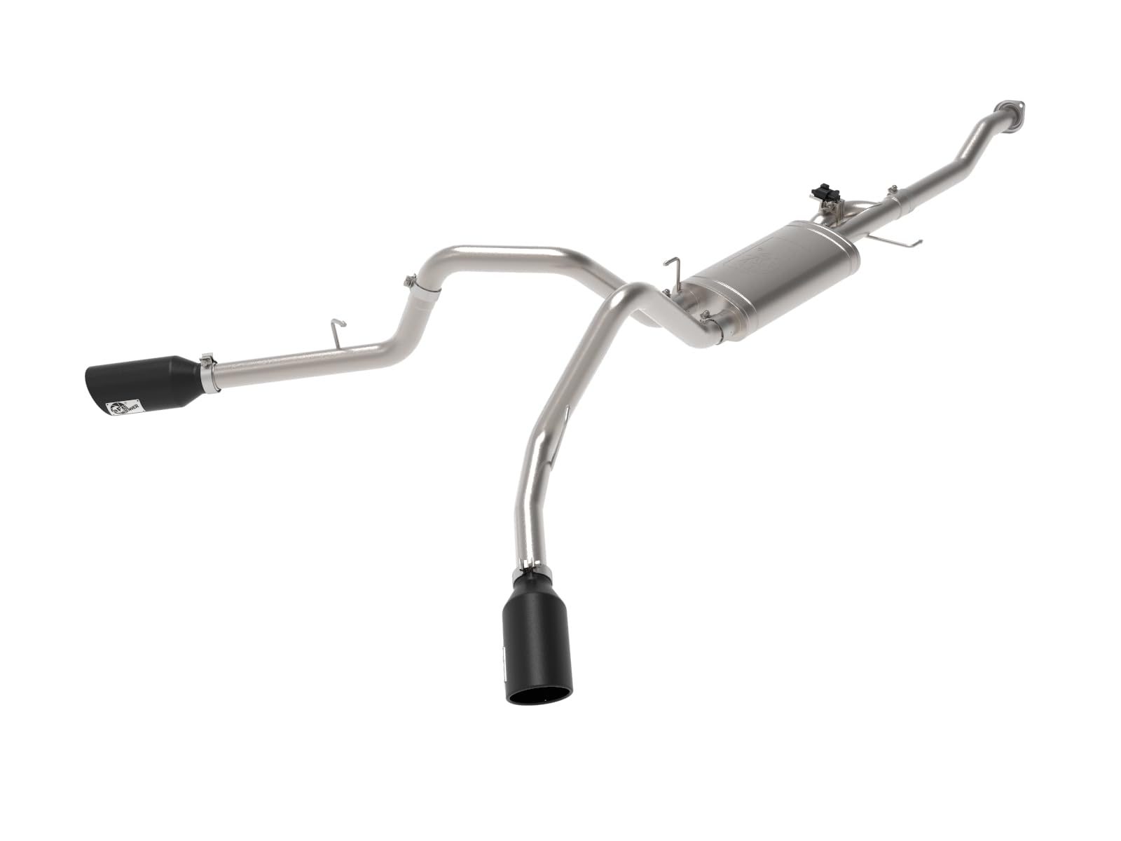 aFe Power 304 Stainless Steel Gemini XV Cat-Back Exhaust System w/Cutout Black Ford F-150 15-20 V6-2.7L/3.5L (tt)/V8-5.0L 49-33123-B