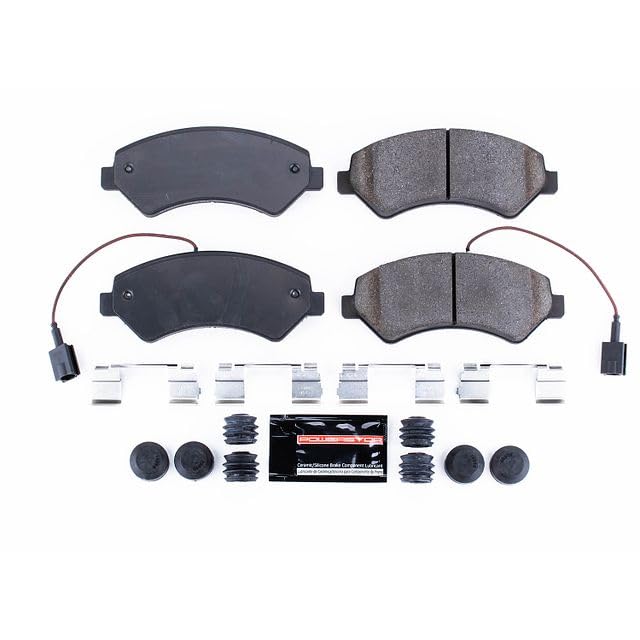 Power Stop Z23-1540A Z23 Evolution Sport Carbon Fiber Ceramic Brake Pads with Hardware For Ram ProMaster 1500, Ram ProMaster 2500, Ram ProMaster 3500, Ram ProMaster Rapid [Model Specific]