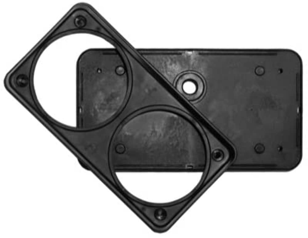 Bracket Peterson 417-2, Surface Mount, Rectangular, Double Light, 10.22"X5.6"