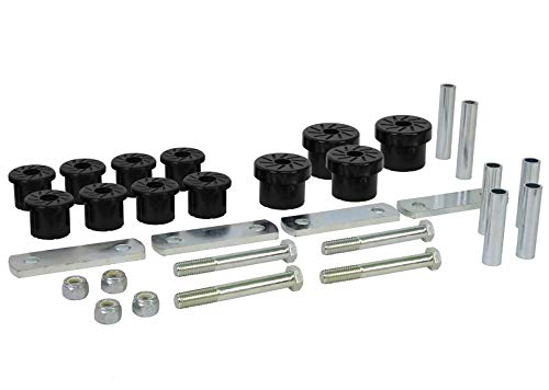 Rear Leaf Spring and Shackle Bushing Kit Nolathane REV293.0000 Compatible with Chevrolet 70-81 Camaro