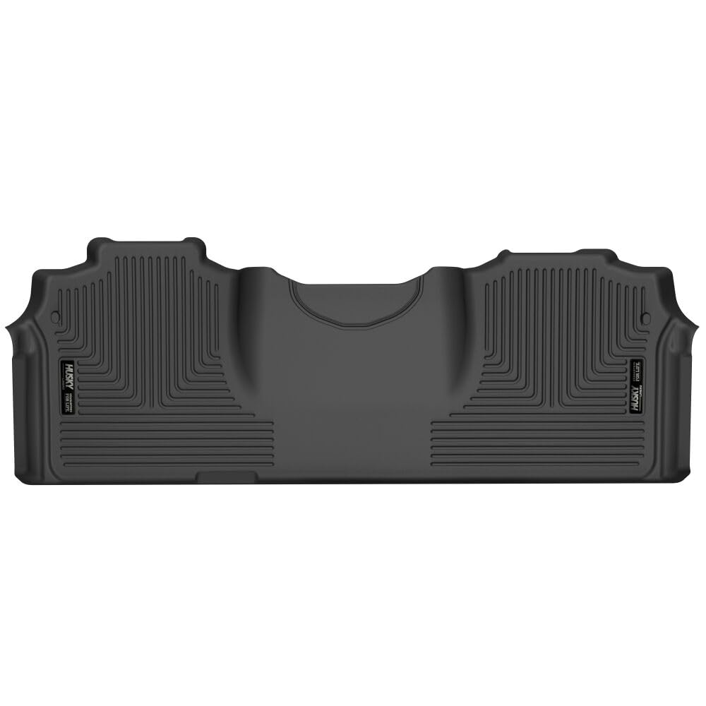 Weatherbeater Husky Liners Floor Mats | Fits 2019-2024 Dodge Ram 2500 & 3500 MEGA CAB ONLY | 2nd Row, 1-pc Black - 14071