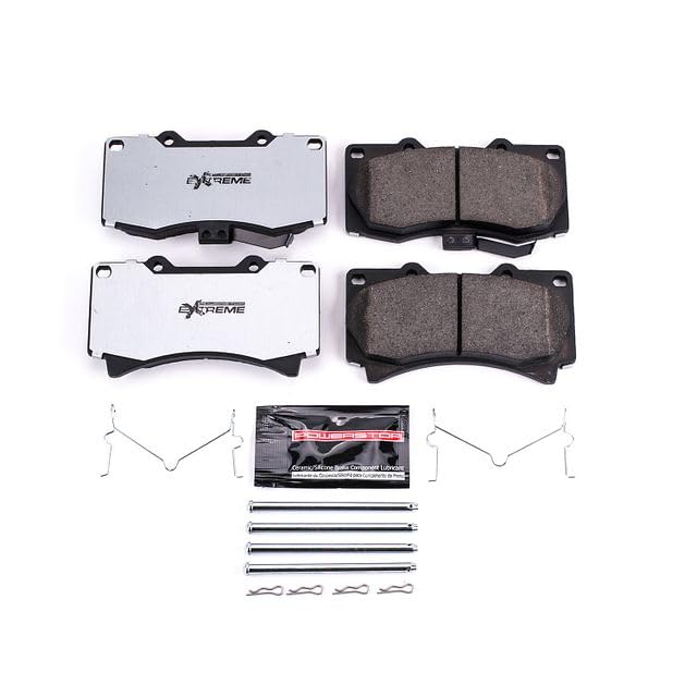 Power Stop Z36-1119 Front Carbon-Fiber Ceramic Brake Pads Z36 Truck & Tow For Hummer H3 2006-2010, Hummer H3T 2009-2010 [Model Specific]
