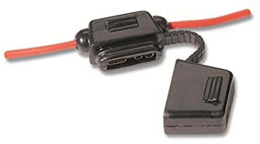 Battery Doctor WirthCo 31820 in-Line Water-Resistant ATO/ATC Blade Fuse Holder with Cover 12 AWG