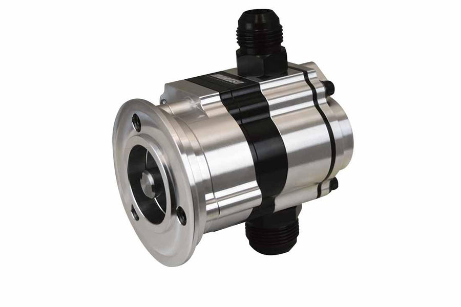 Single Stage Moroso 22312 External Oil Pump, V-Band Mount for Procharger Front Drive, Reverse Rotation