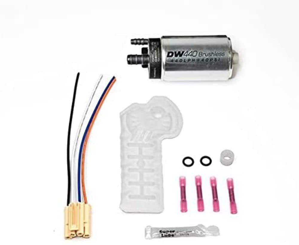 440lph Deatschwerks in-tank brushless fuel pump w/ 9-0901 install kit (9-441-0901)
