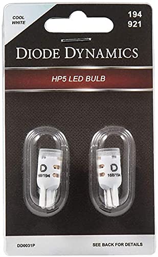 HP5 LED 194 Bulb Warm White Short Pair Diode Dynamics