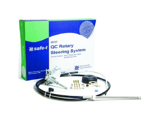 Safeee-T 16 Ft Quick Connect Rotaryy Steering System for boatts SS13716