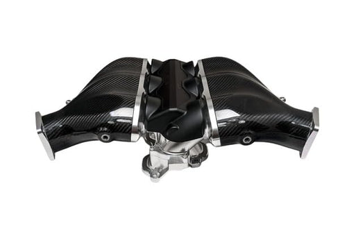 Carbon Fiber Intake Manifold Plenum Set AMS Performance R35 GT-R