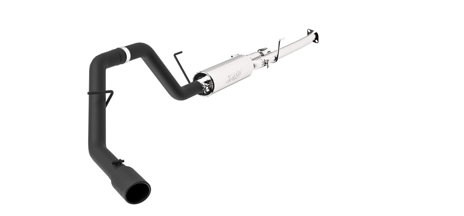 3" Black Coated MBRP Single Side Cat Back S5314BLK
