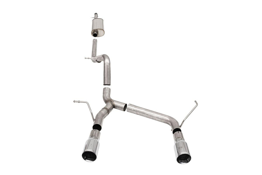 07-18 Jeep Wrangler JKU Corsa 3.6L Sport 2.75in Cat-Back Exhaust w/Single 4in Tips (21122)