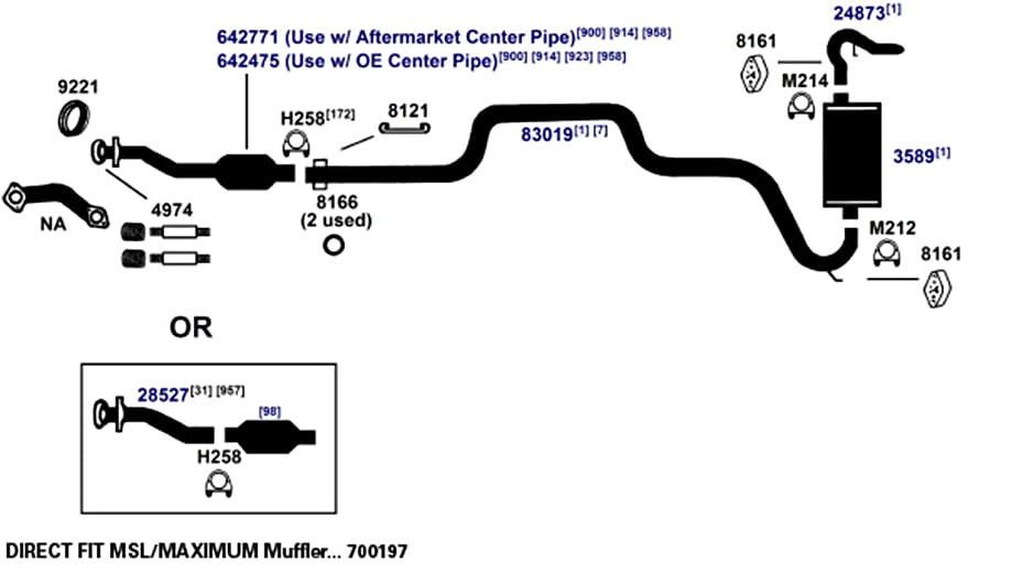 Exhaust Pipe AP Exhaust Products 24873