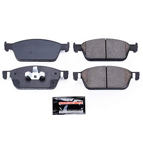 Power Stop Z23-1978 Z23 Evolution Sport Carbon Fiber-Ceramic Brake Pads with Hardware For Ford Escape 2017-2019, Lincoln MKC 2017-2019 [Model Specific]