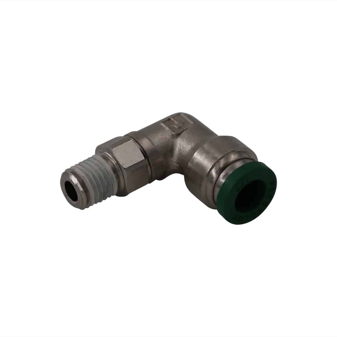 1/4 Tube Aeromotive 15600 1/16-NPT to 90-Degree Fitting