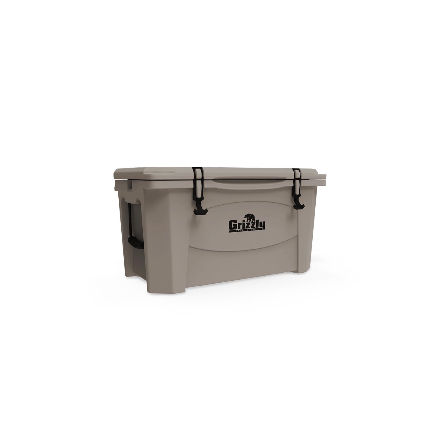 60 Cooler Grizzly | 60 qt Ice Chest Durable Rotomolded Insulated | Made in USA | Warranty for Life | for Beach Boat Camping Fishing Hunting | G60 | Whitetail