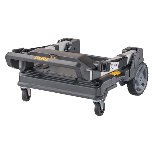 DEWALT TSTAK Cart Trolley with Handle, Swivel 360°, Capacity of Up to 200 lbs (DWST17888)