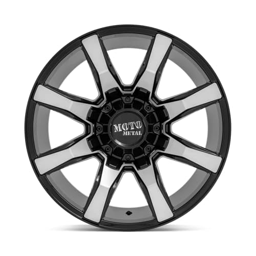 Moto Metal 20X10 MO804 G-BLK MACH 12MM 5X5.0/5.5 - MO80421035512