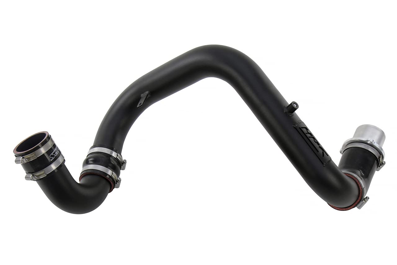 Black HPS Performance 2.5" Intercooler Hot Side Charge Pipe Compatible for 15-18 Audi A3 15-17 S3 16-18 TT TTS Quattro 15-19 Vokswagen VW Golf 15-21 GTI Jetta Arteon Turbo 1.8T 2.0T, 17-128WB