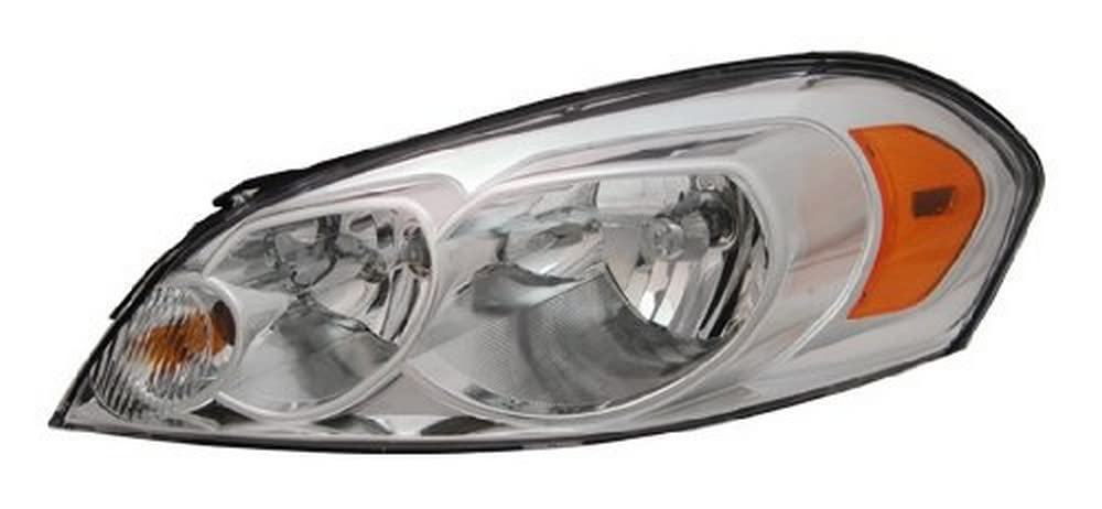 Left TYC Headlight Assembly Compatible with 2006-2013 Chevrolet Impala