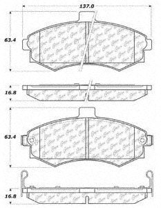 105.09410 Centric Disc Brake Pad
