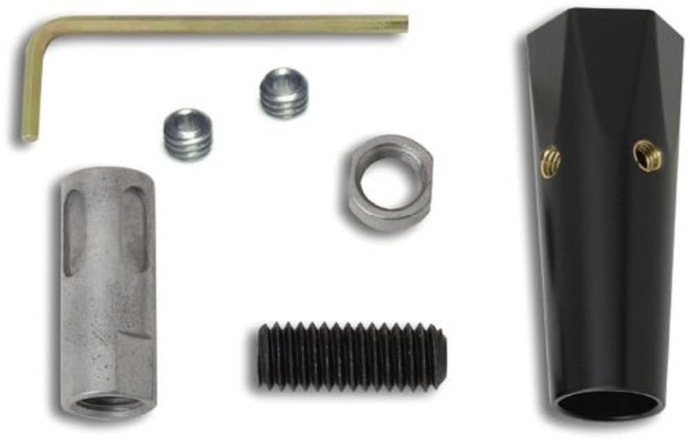 Black Shift Knob Adapter Lokar XSK-6878 for 3/8-16 Knob