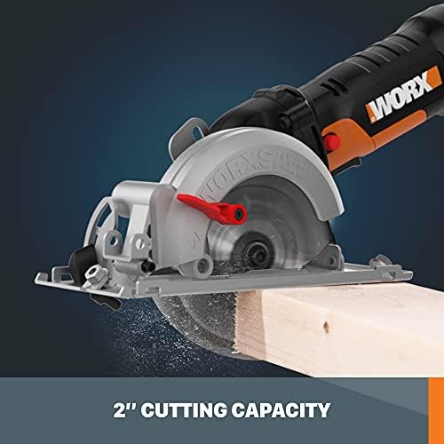 WORXSAW 4.5 Amp Worx WX439L 4.5" Electric Compact Circular Saw
