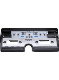Dakota Digital VHX Analog Gauge System VHX-66L-S-B Compatible with 1966-69 Lincoln Continental Silver Alloy Blue Backlighting