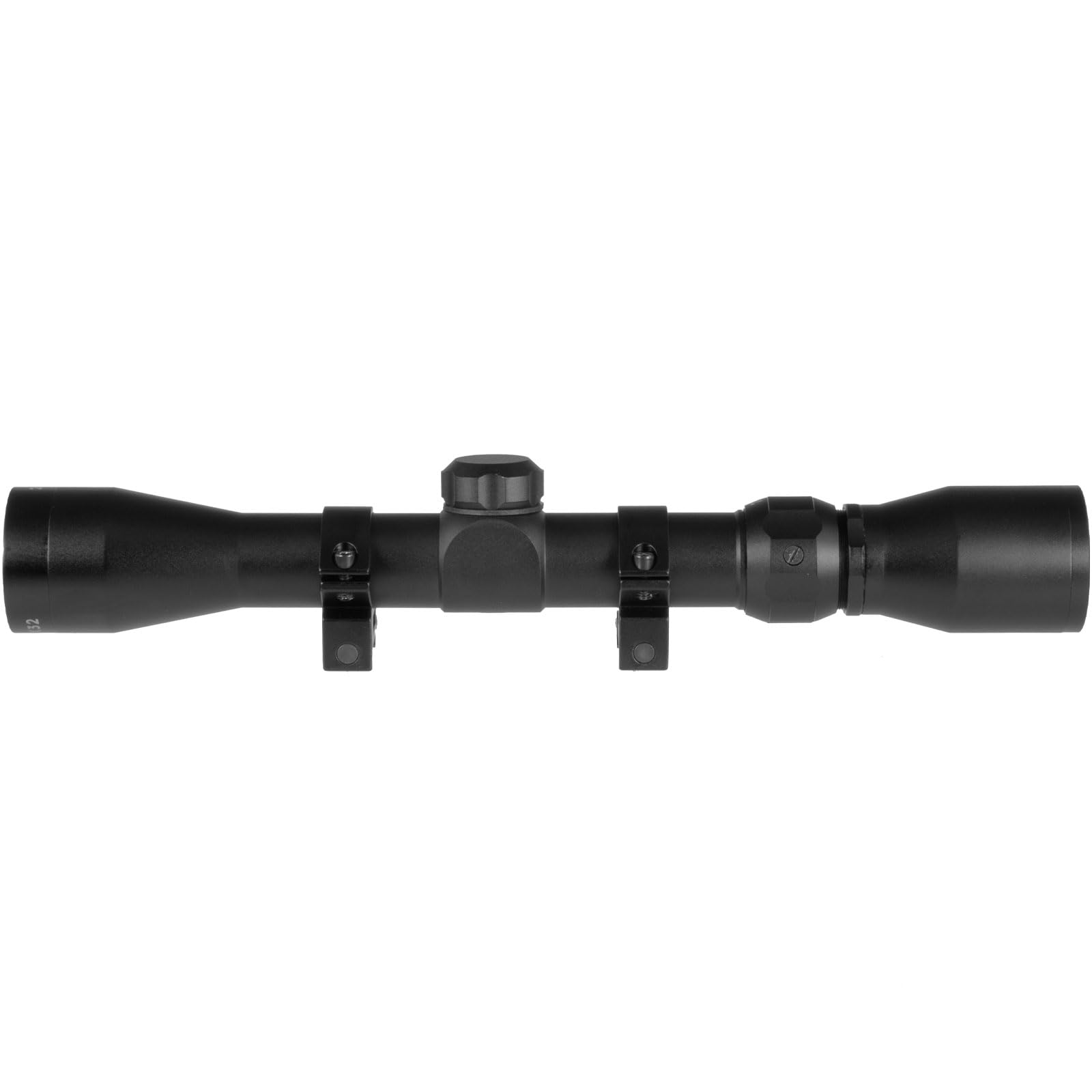 TRUGLO Hunting TRUSHOT Shooting Durable Waterproof Fogproof Shock Resistant 1" Aluminum Tube Duplex Reticle Riflescope | Scope Rings Included - Weaver-Style, 2-7 x 32mm
