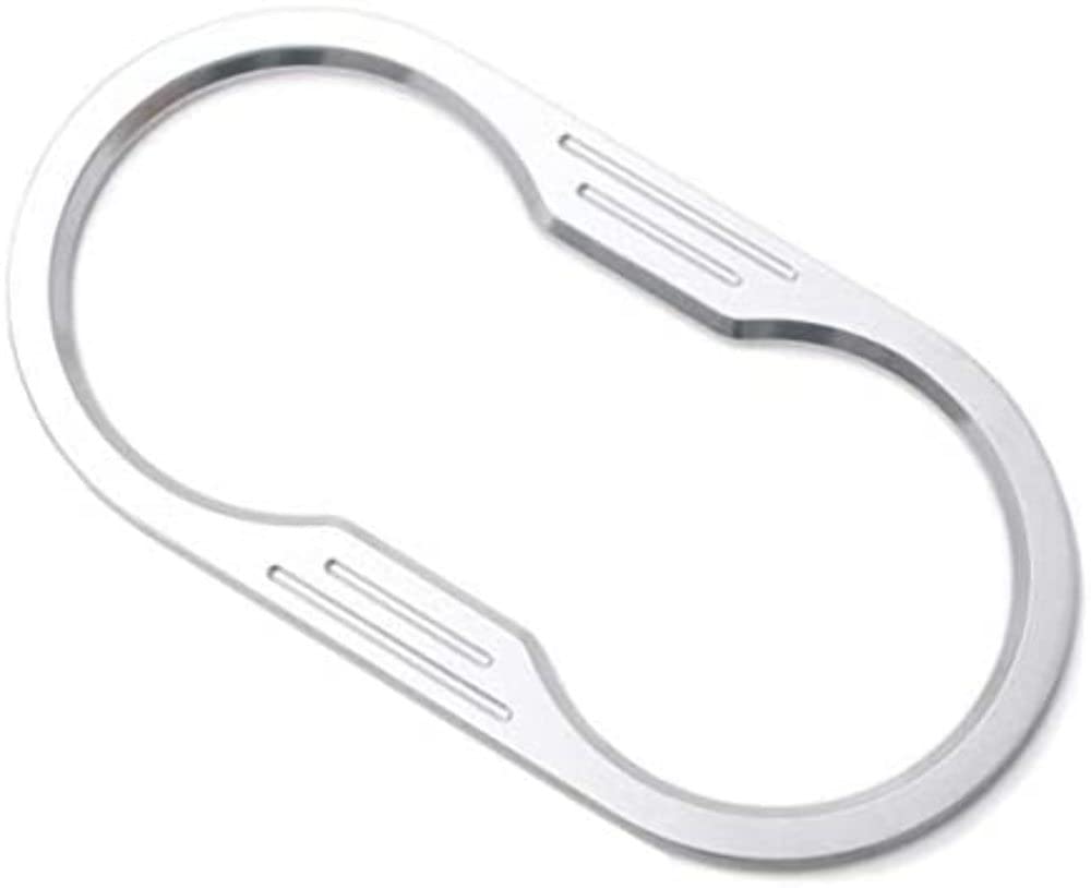 Cup Holder Bezel Cover for 07-10 Wrangler JK | DV8 Offroad | D-JP-180005-BL | Billet Aluminum Construction | Adhesive Attachment