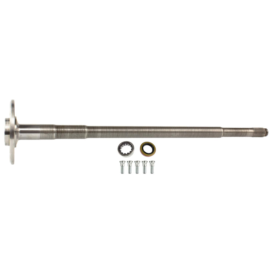 TEN Factory MG31116 Spline Drive Bolt Pattern Axle Shaft Assembly for Chrysler 8.25, 27-Spline, 29.75" Length, 5x4.5 Bolt Pattern Fits Jeep Cherokee XJ Differential, Includes Bearings, Seals & Studs