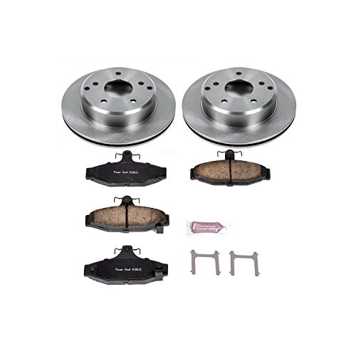Power Stop Autospecialty KOE2600 Rear Replacement Brake Kit-OE Brake Rotors & Ceramic Brake Pads