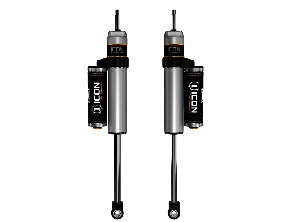 2.5 ICON Rear Piggyback Shocks, Pair, Compatible with 2007-21 Toyota Tundra, 57720P