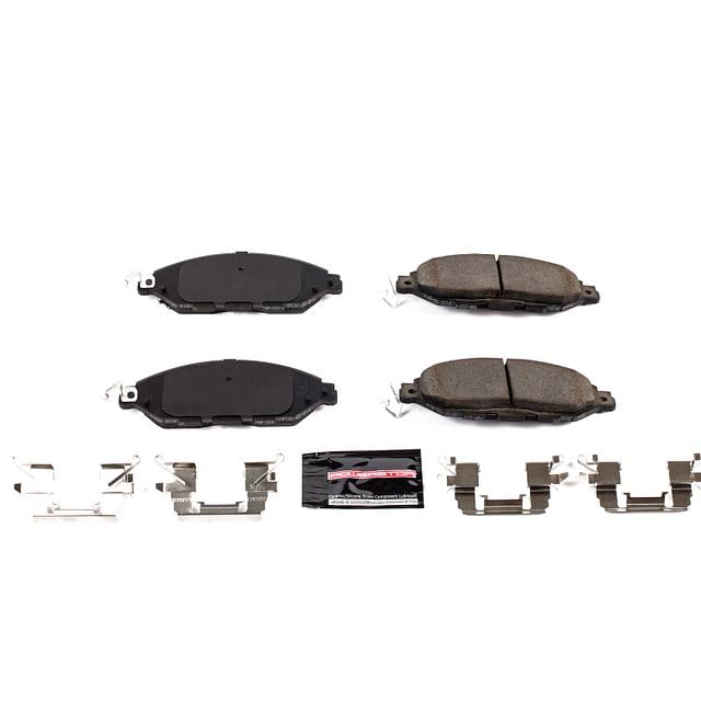 Power Stop Z23-1649 Z23 Evolution Sport Front Carbon Fiber-Ceramic Brake Pad