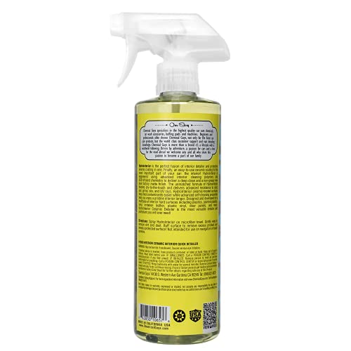 Chemical Guys HydroInterior SPI22716 SiO2 Ceramic Interior Quick Detailer and Protectant for Interiors, Furniture, Apparel, and More (Works on Plastic, Vinyl, Imitation Leather, and More), 16 fl oz