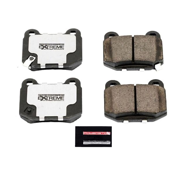 Power Stop Z26-961 Brake Pad For INFINITI G35, Mitsubishi Lancer, Nissan 350Z, Subaru BRZ, Subaru Impreza, Subaru WRX, Subaru WRX STI, Toyota 86 Extreme Performance New Formulation [Model Specific]