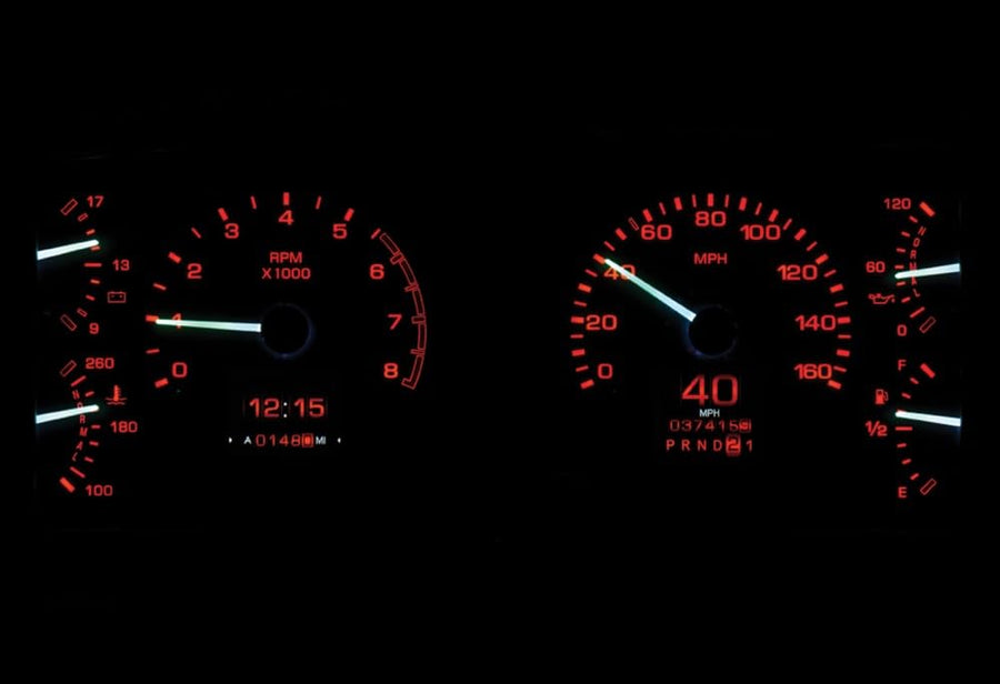Dakota Digital Retrotech RTX-87F-MUS-X Gauge Instrument System Compatible with Ford 1987-89 Mustang