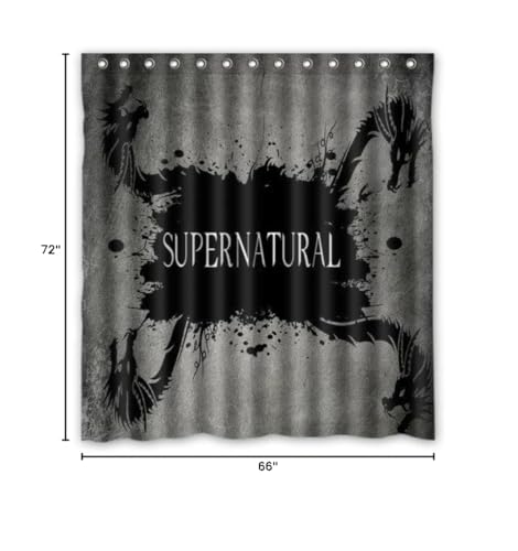 Dragons Supernatural Style Daniellestore Decorations for Bathroom Decor Home Polyester Fabric Waterproof Shower Curtain 66x72 Inches