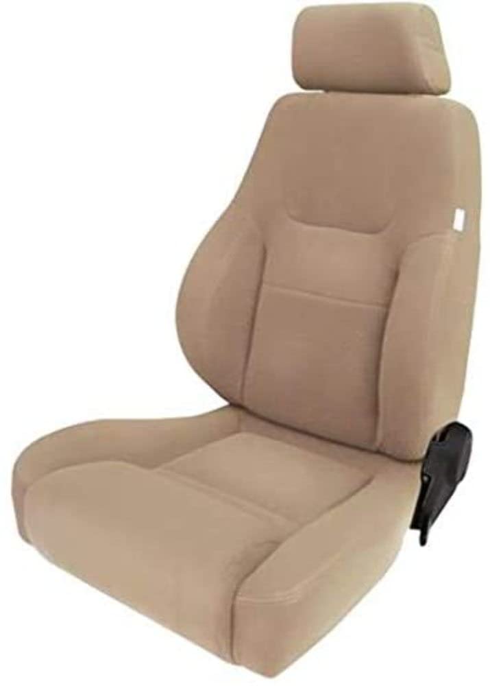 Beige Velour ProCar by Scat 80-1200-67L Racing Elite Lumbar Recliner Left Seat
