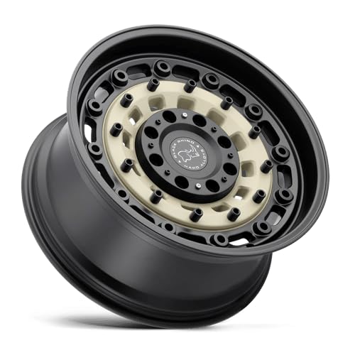Rhino Black Hard Alloys ARSENAL 17X8 5X4.5/5.0 5.68 30mm SAND ON BLACK - 1780ARS300054D72