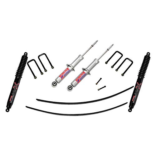 Skyjacker Suspension Lift Kit TTC30STK-B w/Shock Black MAX Shocks 3 in. Lift Incl. Main Component Box Rear Add-A-Leaf