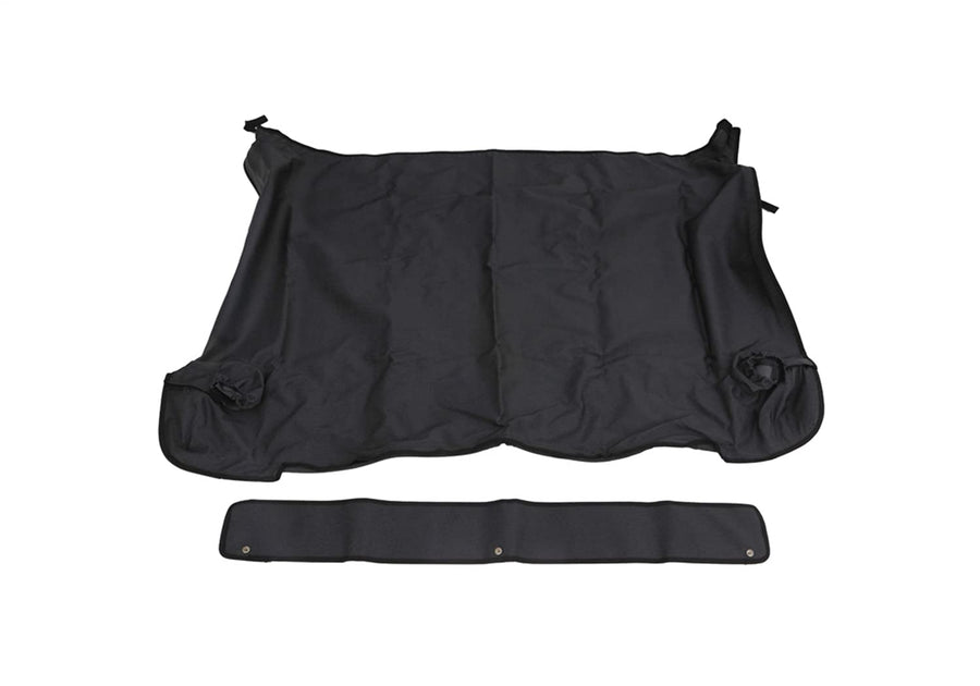 Tonneau Cover RAMPAGE PRODUCTS for Jeep Wrangler JL | Black Diamond, Vinyl |Tailgate Bar Kit | 741036 | Fits 2018-2025 Jeep Wrangler JLU Rubicon/Sahara/Sport S/Sport 4-Door
