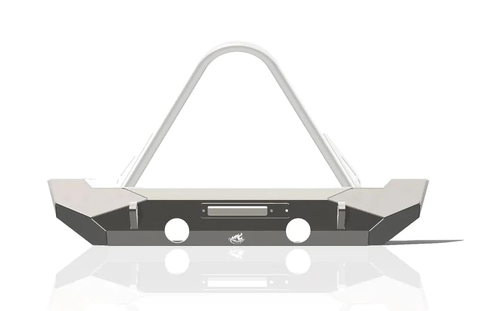 CrawlTek Midwidth Pyro Front Bumper - Black compatible with 2007-2018 Jeep Wrangler JK