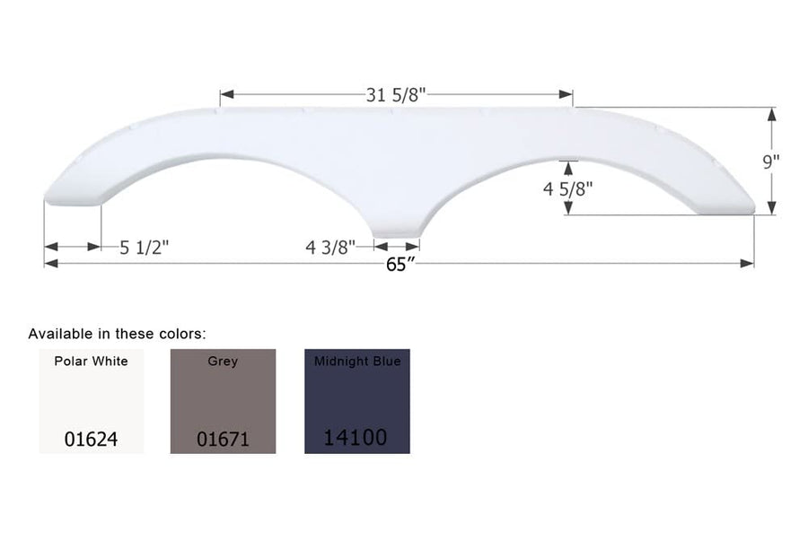 Fender Skirt ICON, Tandem, Pilgrim, FS770, Midnight Blue
