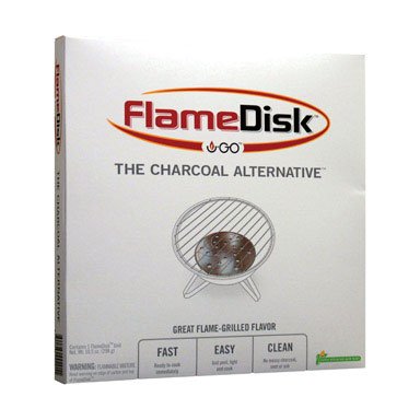 Natural Flamedisk Burning Charcoal Alternative