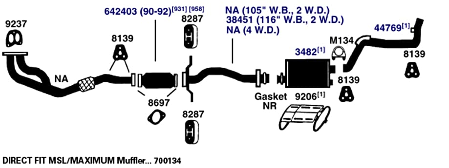 Hanger AP Exhaust 8139