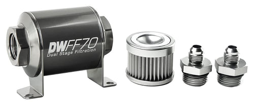 Deatschwerks - Deatsch Werks In-line fuel filter and housing kit (8-03-070-010K-6)