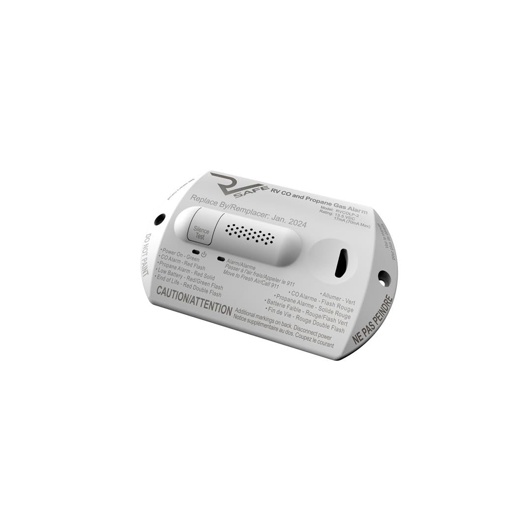 RVLP-2W RV Safe Propane Gas Alarm - 2-Wire, White